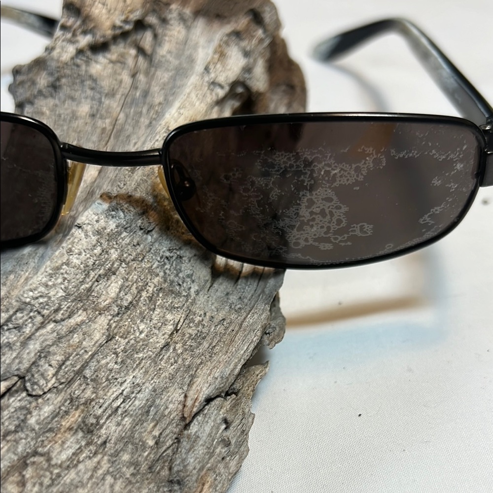 Black Rectangular Sunglasses - image 6
